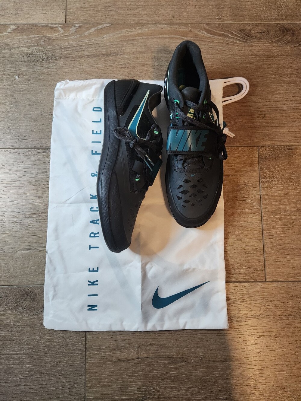 Nike Zoom Rotational 6 Throwing Shoes Black Spruce Mens Size 8.5 FZ9606-001